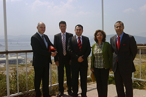 2010 Türkei-Reise mit der Geschäftsführung der InfraServ GmbH & Co. Knapsack KG bei der türkischen Petkim Petrokimya Holding A.S. in Aliaga-Izmir